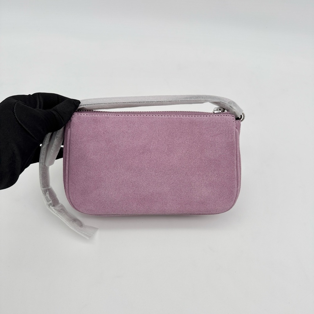 Coach Suede Nolita 19 Silver Light Violet - Picture 4 of 12